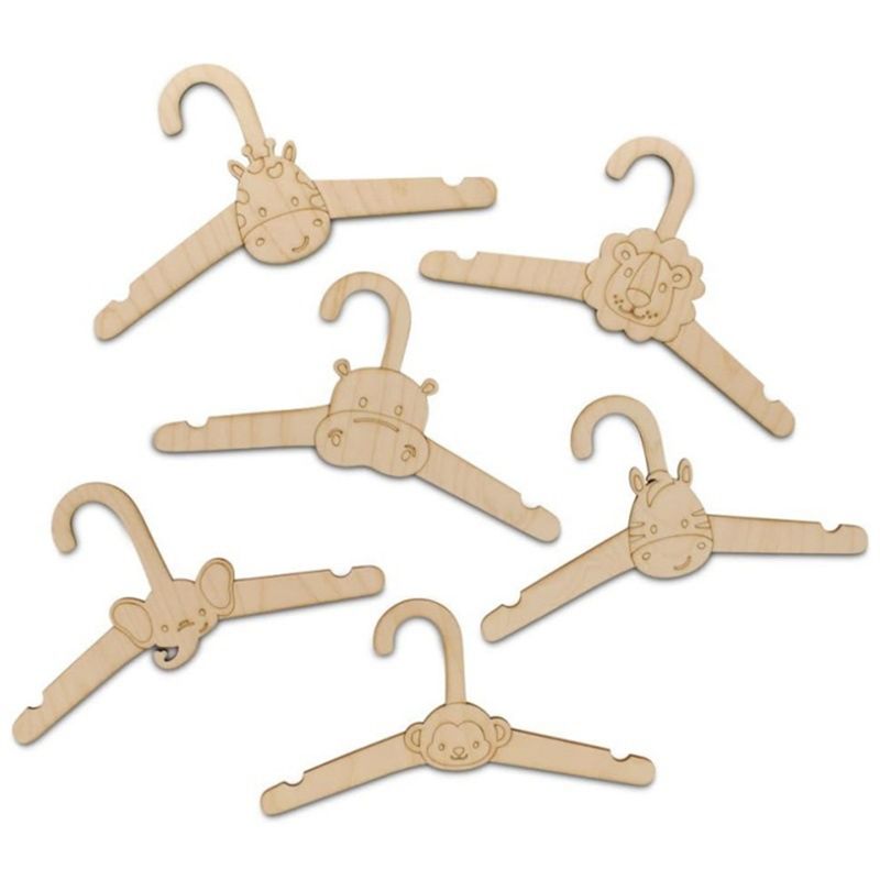 20PCS Cute Wooden Clothes Hang - Baby Clothing Hanging Rack review and price