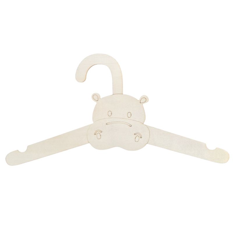 ABJI-20PCS Cute Wooden Clothes - Baby Clothing Hanging Rack review and price