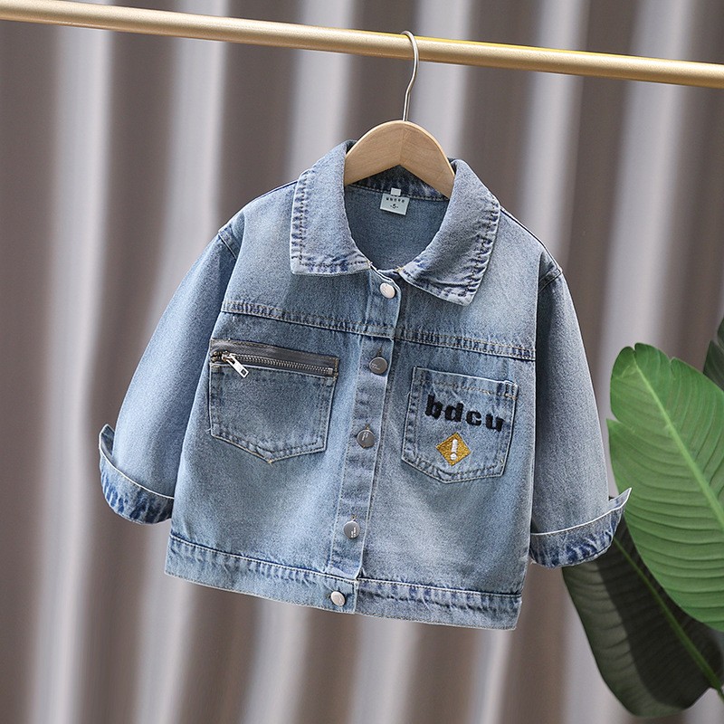 Cute Style Baby Child Denim Ja - Baby Clothing Usa review and price